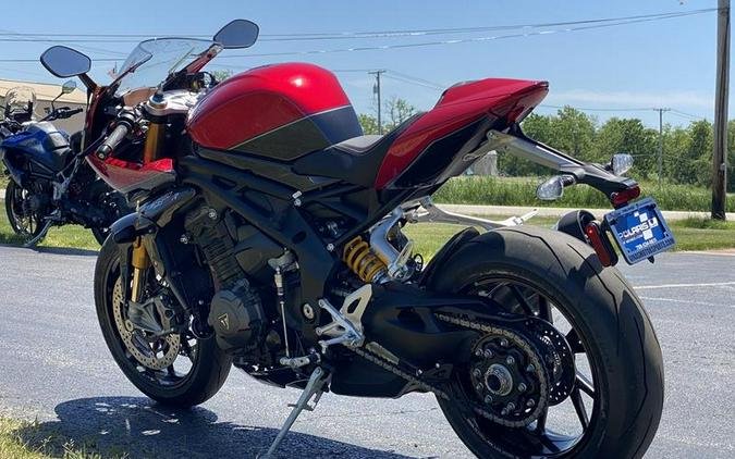 2022 Triumph Speed Triple 1200 RR Red Hopper Storm Grey