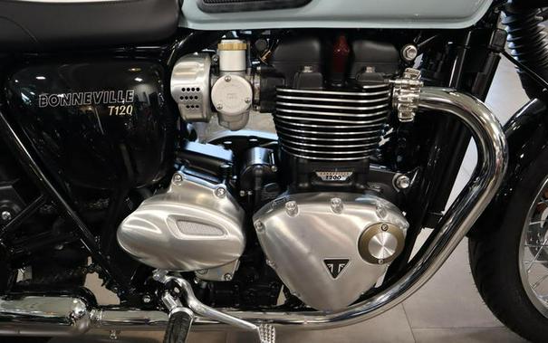 2023 Triumph Bonneville T120 Chrome Edition Meriden Blue