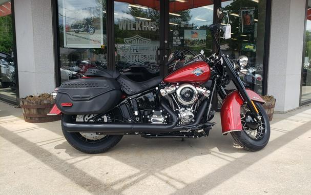 2026 Harley-Davidson FLHC Heritage Classic in Brilliant Red with Laced Wheels