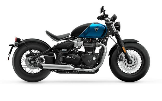 2026 Triumph Bonneville Bobber Interstellar Blue