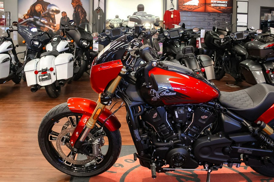 2026 Indian Motorcycle® 101 Scout® Sunset Red Metallic