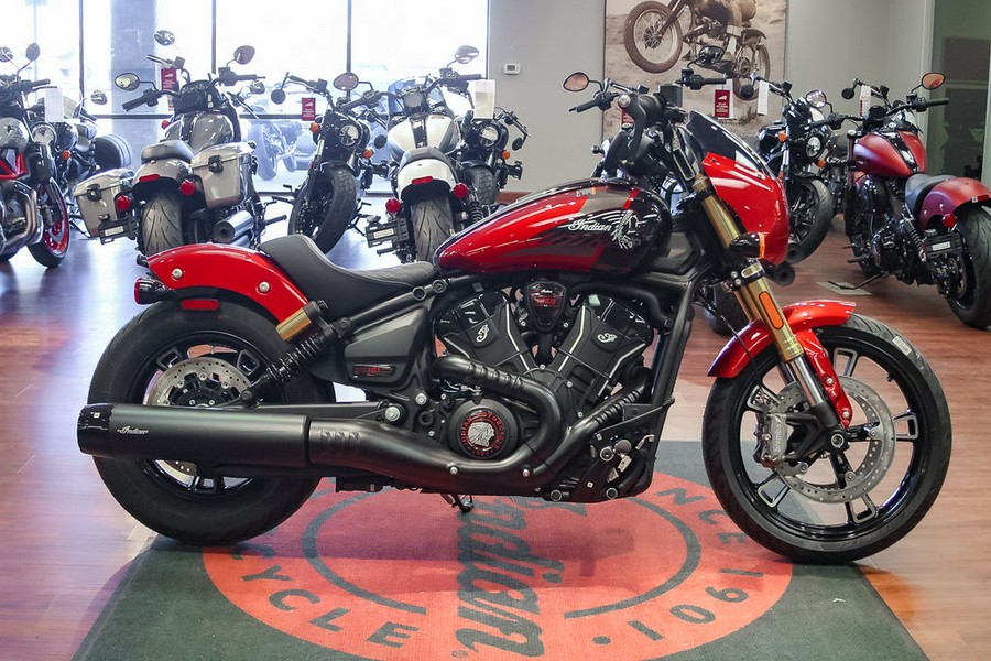 2026 Indian Motorcycle® 101 Scout® Sunset Red Metallic