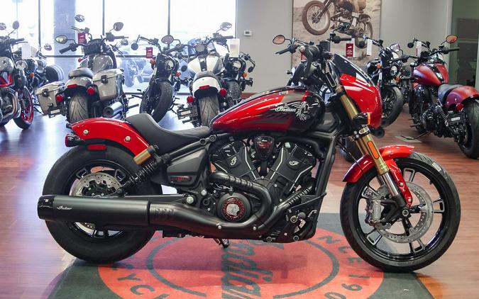 2026 Indian Motorcycle® 101 Scout® Sunset Red Metallic