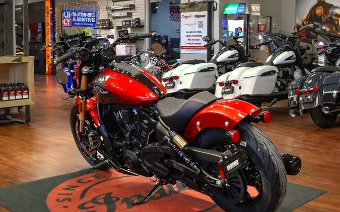 2026 Indian Motorcycle® 101 Scout® Sunset Red Metallic