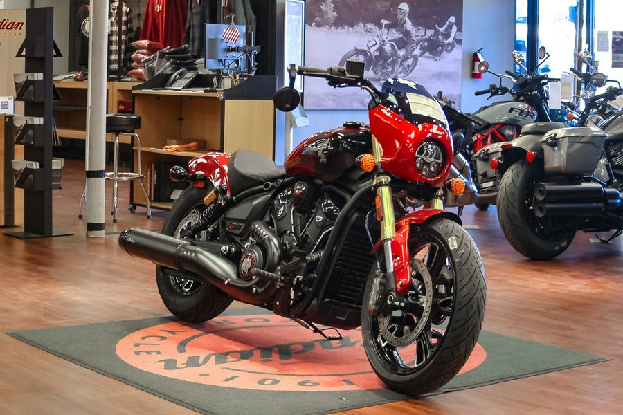 2026 Indian Motorcycle® 101 Scout® Sunset Red Metallic