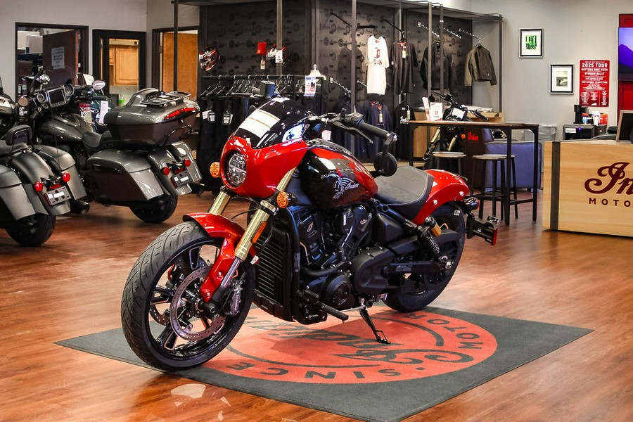 2026 Indian Motorcycle® 101 Scout® Sunset Red Metallic