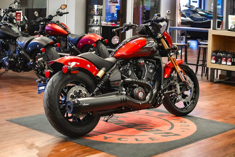 2026 Indian Motorcycle® 101 Scout® Sunset Red Metallic