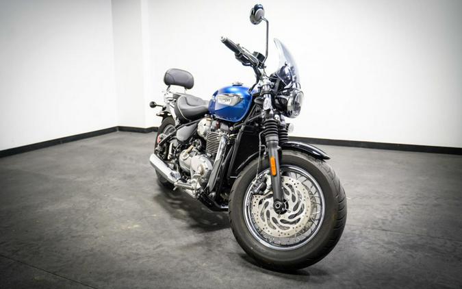2020 Triumph Bonneville Speedmaster Cobalt Blue/Jet Black