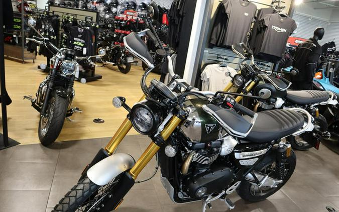 2023 Triumph Scrambler 1200 XE Chrome Edition Brooklands Green