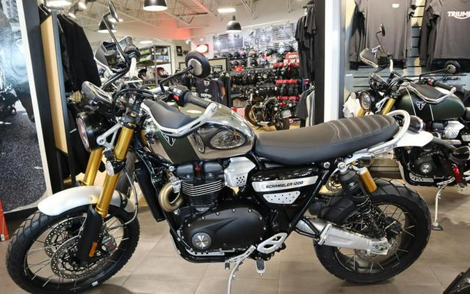 2023 Triumph Scrambler 1200 XE Chrome Edition Brooklands Green