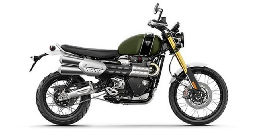 2023 Triumph Scrambler 1200 XE Chrome Edition Brooklands Green