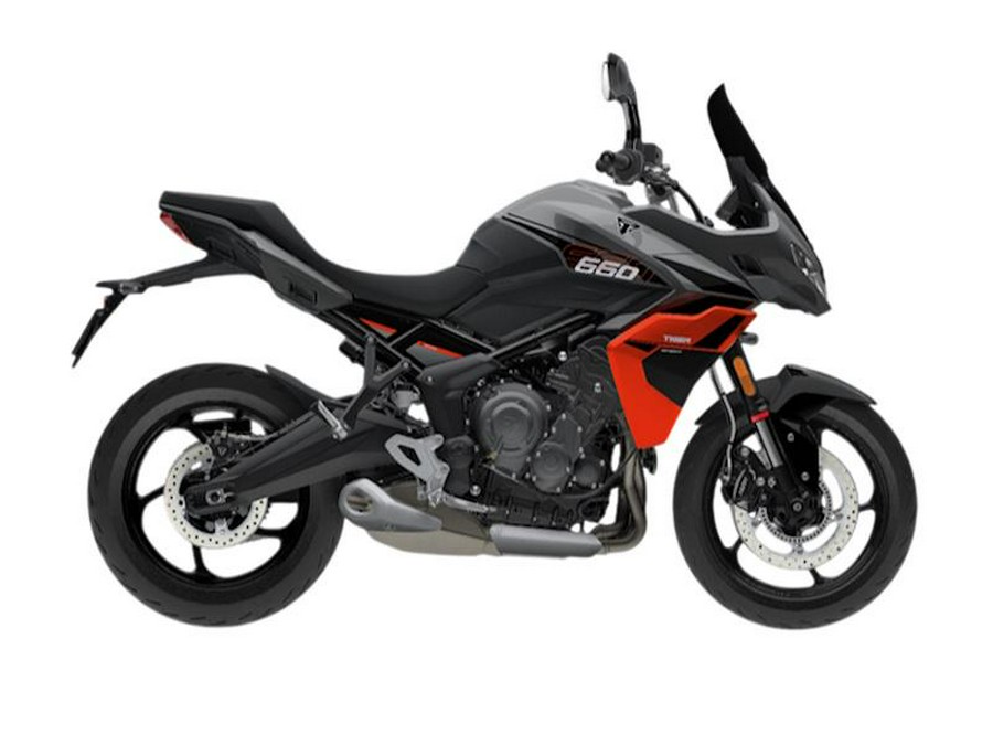 2026 Triumph Tiger Sport 660 Silver ice / Intense orange