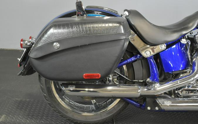 2011 FLSTSE CVO Midnight Sky and Candy Cobalt with Blue Ice Graphics