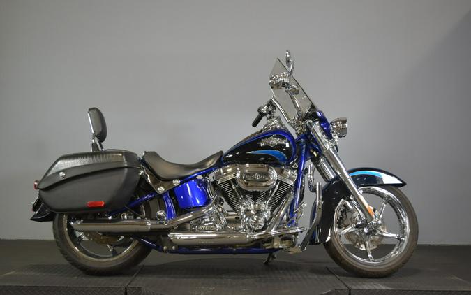 2011 FLSTSE CVO Midnight Sky and Candy Cobalt with Blue Ice Graphics