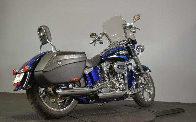 2011 FLSTSE CVO Midnight Sky and Candy Cobalt with Blue Ice Graphics