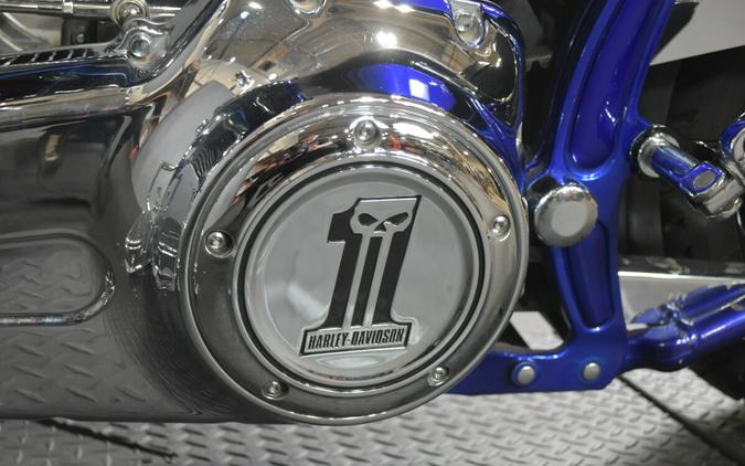 2011 FLSTSE CVO Midnight Sky and Candy Cobalt with Blue Ice Graphics