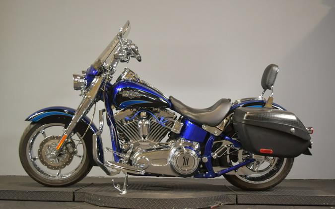 2011 FLSTSE CVO Midnight Sky and Candy Cobalt with Blue Ice Graphics