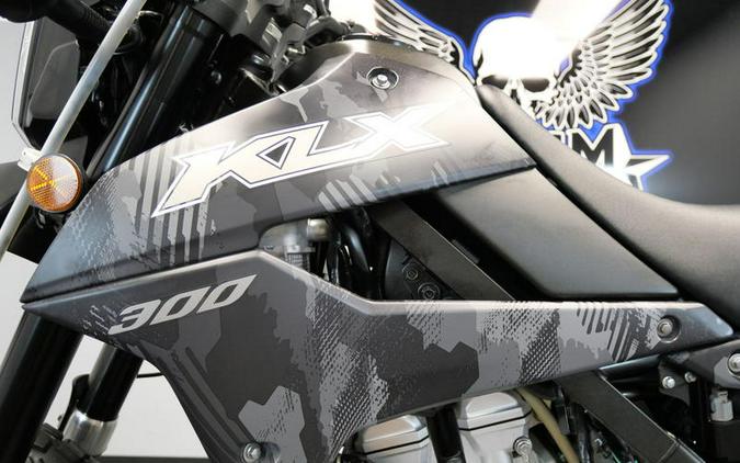 2023 Kawasaki KLX®300 Fragment Camo Gray