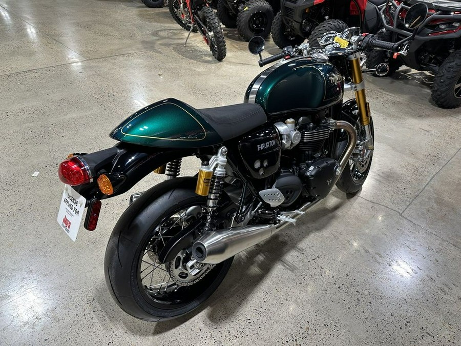 2025 Triumph Thruxton RS Final Edition Competition Green