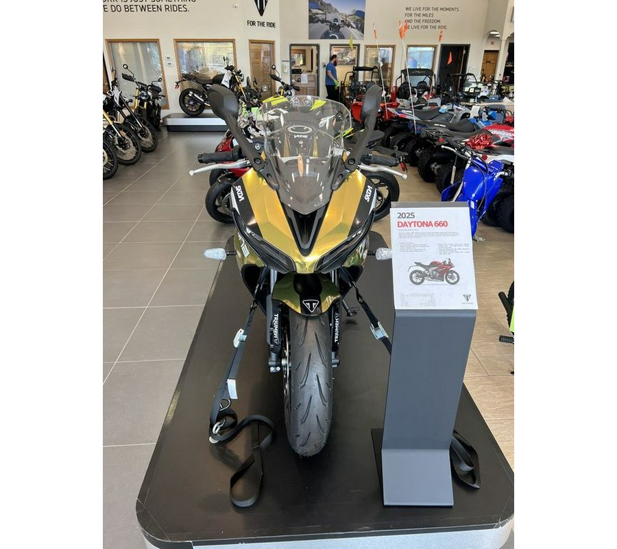 2025 Triumph Daytona 660 Satin Granite/Satin Black