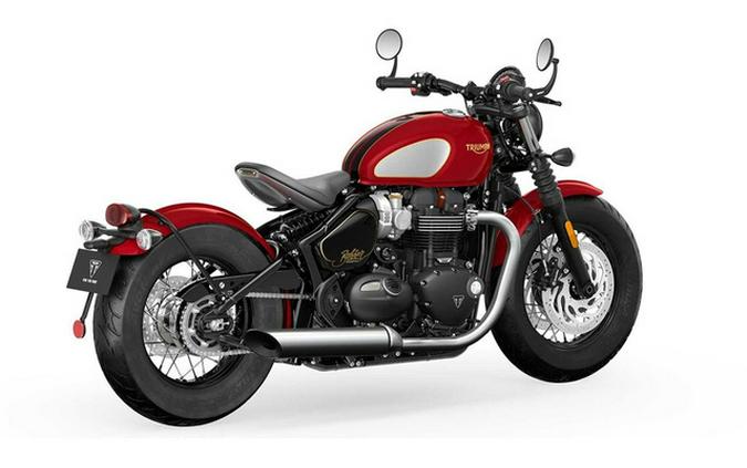 2022 Triumph Bonneville Bobber Gold Line