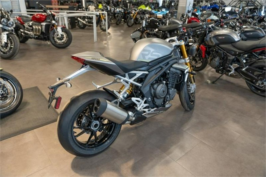 2023 Triumph Speed Triple 1200 RS Matte Silver Ice