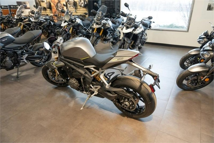 2023 Triumph Speed Triple 1200 RS Matte Silver Ice