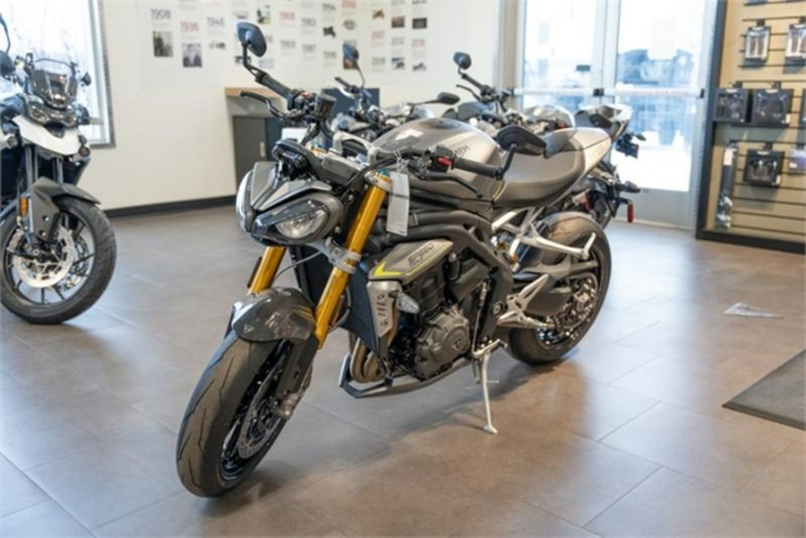 2023 Triumph Speed Triple 1200 RS Matte Silver Ice