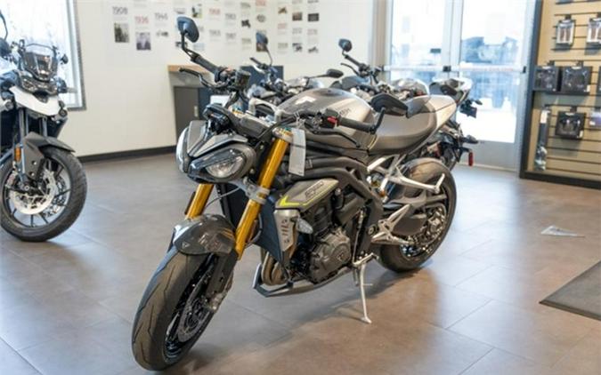 2023 Triumph Speed Triple 1200 RS Matte Silver Ice