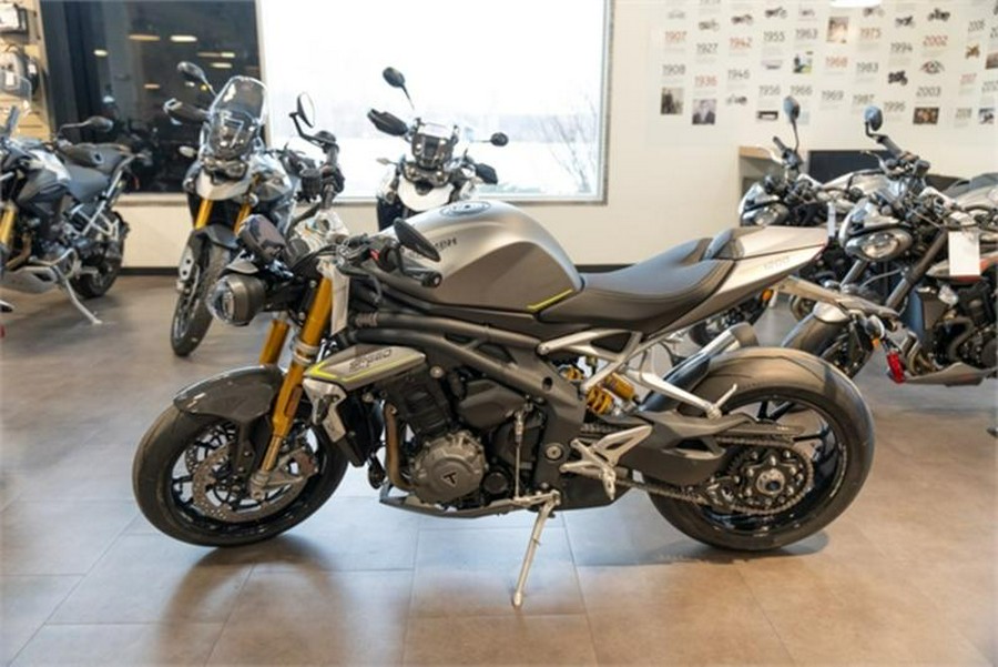 2023 Triumph Speed Triple 1200 RS Matte Silver Ice