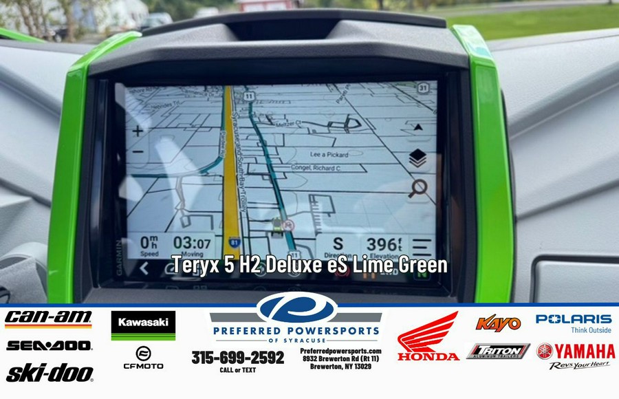 2026 Kawasaki Teryx 5 H2 Deluxe eS Lime Green