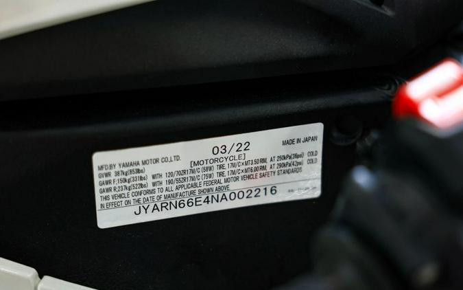 2022 Yamaha YZF-R1