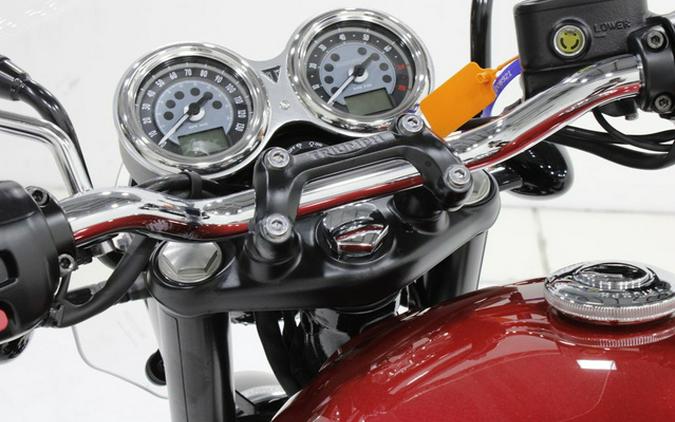 2022 Triumph Bonneville T100 Carnival Red/Fusion White (Eur