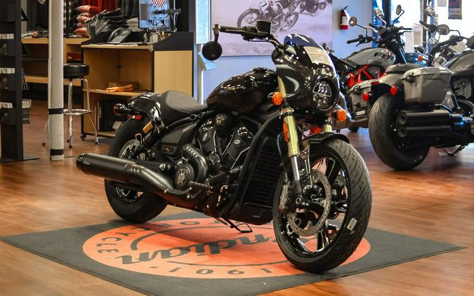 2026 Indian Motorcycle® 101 Scout® Black Crystal with Super Graphite