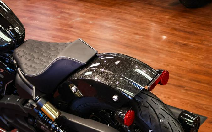 2026 Indian Motorcycle® 101 Scout® Black Crystal with Super Graphite