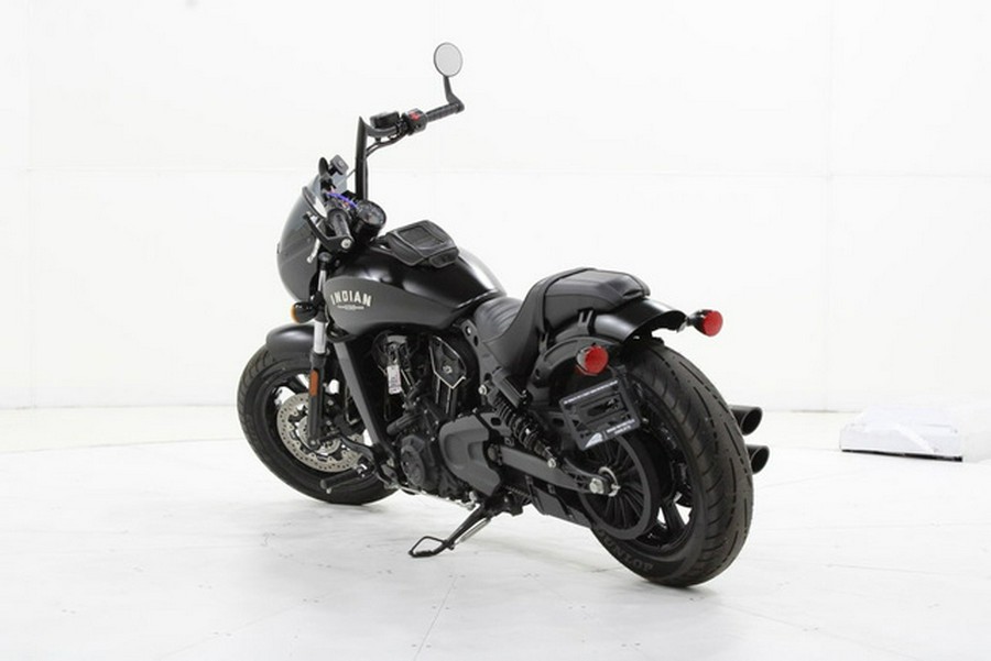 2021 Indian Scout Bobber ABS Thunder Black Smoke
