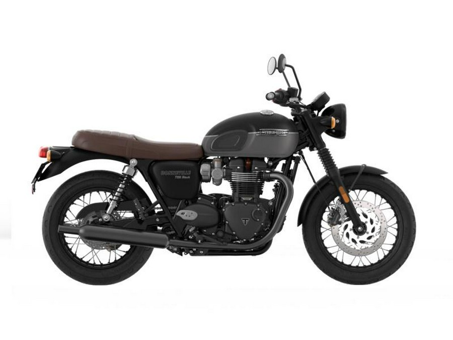 2022 Triumph Bonneville T120 Black Matte Black/Matte Graphite