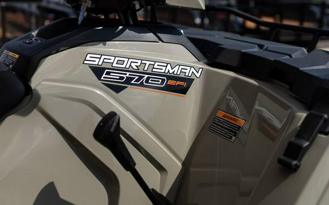 New 2024 POLARIS SPORTSMAN 570 EPS DESERT SAND