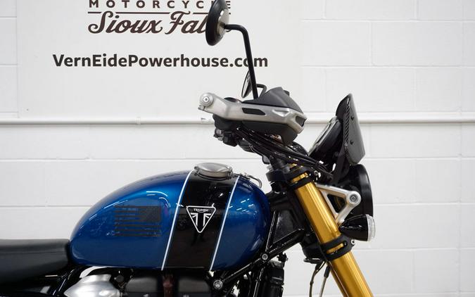 2022 Triumph Scrambler 1200 XE Cobalt Blue Jet Black