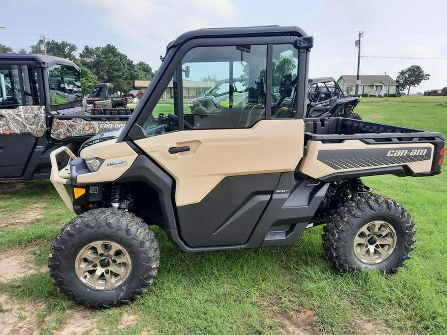 2024 Can-Am® Defender Limited HD10 Desert Tan & Timeless Black