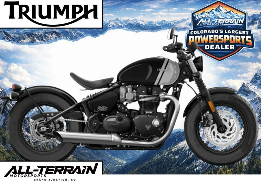 2025 Triumph Bonneville Bobber - Jet Black / Ash Grey