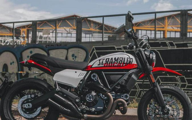 2023 Ducati Scrambler Urban Motard Star White Silk and Ducati GP ’19 Red