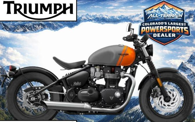 2025 Bonneville Bobber - Matt Graphite / Matt Baja Orange - Triumph
