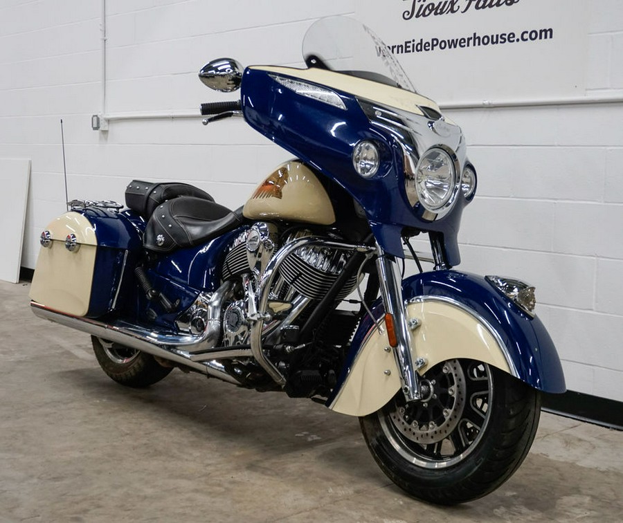 2015 Indian Motorcycle® Chieftain® Springfield Blue/Ivory Cream