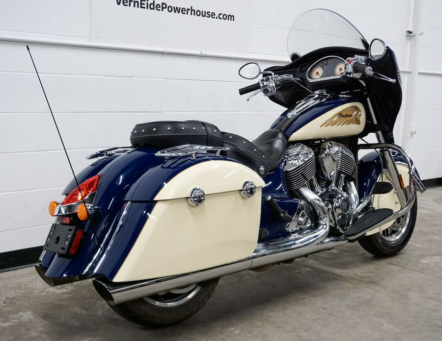 2015 Indian Motorcycle® Chieftain® Springfield Blue/Ivory Cream