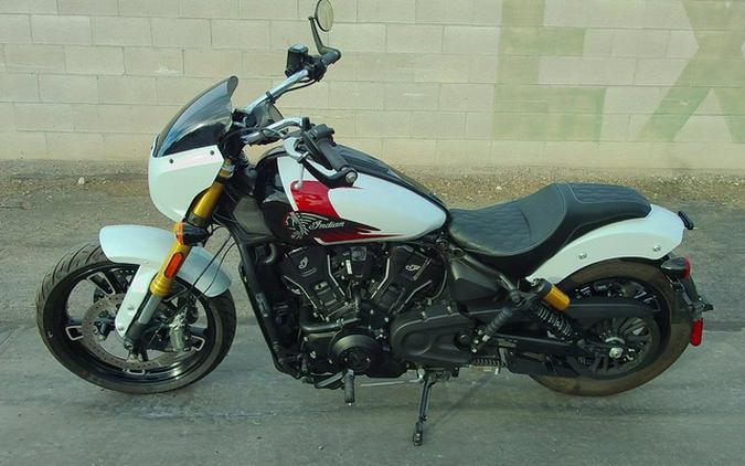 2025 Indian 101 Scout Sunset Red Metallic With Graphics