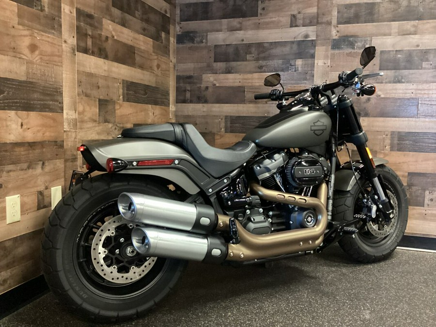 2018 Harley-Davidson Fat Bob 114 Industrial Gray Denim FXFBS