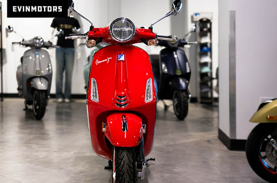 2025 Vespa PRIMAVERA RED 150 US MY25