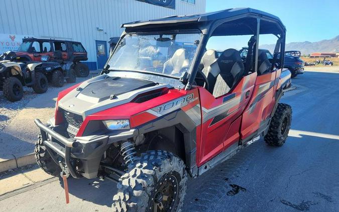 2018 Polaris® General™ 4 1000 EPS Ride Command™ Edition Matte Sunset Red