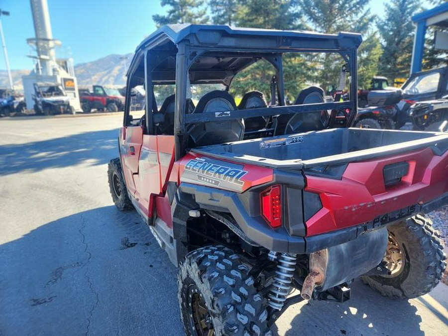 2018 Polaris® General™ 4 1000 EPS Ride Command™ Edition Matte Sunset Red